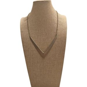 ETC Gold V-Style Necklace